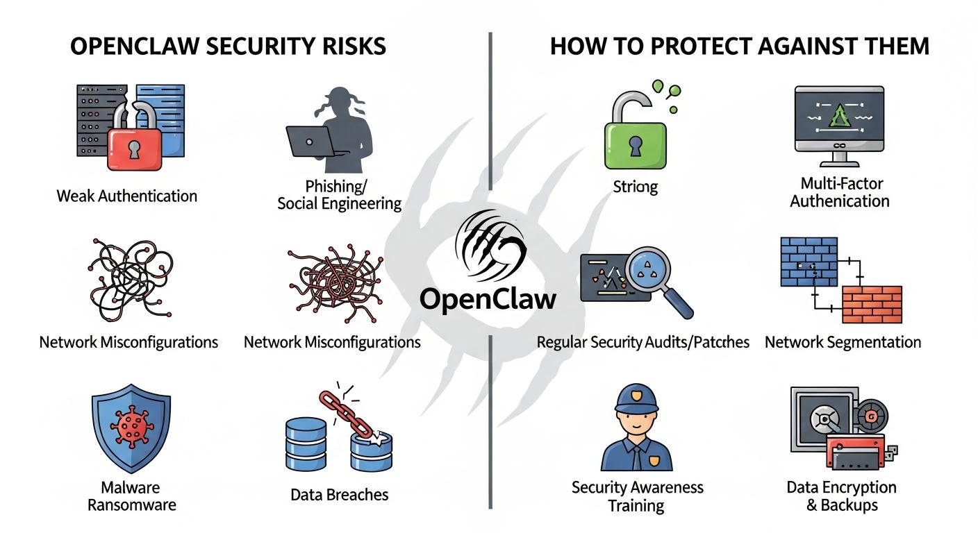 Nejčastější rizika OpenClaw Security a ochrana před nimi